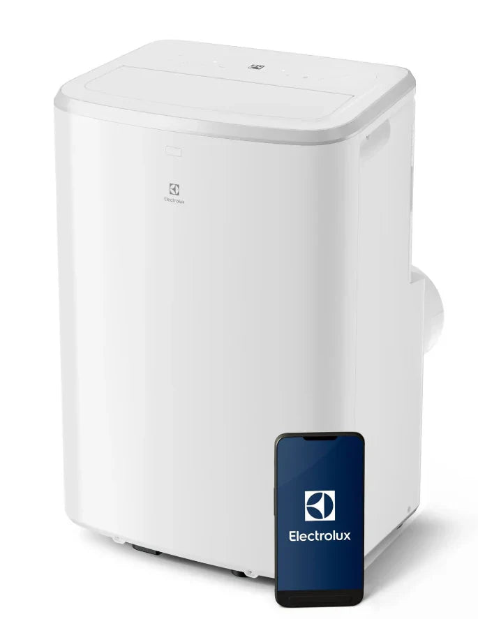 Climatiseur Mobile Réversible Electrolux EXP38U340HW Comfort 600 – 2600 W, Classe A, R290, Connecté
