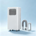 Climatiseur Portable UofZc 18 000 BTU - Mobile sur Pied avec Télécommande et Roulettes
