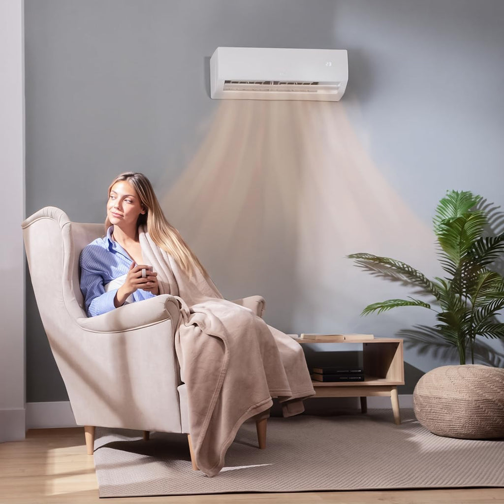 Cecotec Split Climatisation AirClima 24000 Smartfresh - 24 000 BTU, Inverter, Pompe à Chaleur, 5 Modes, 8 Vitesses