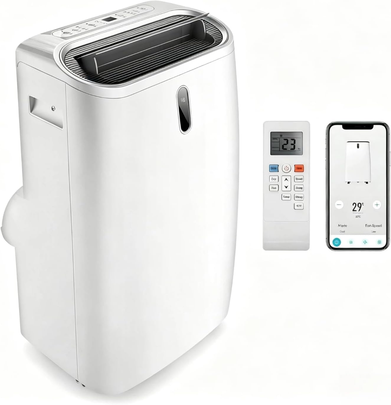Climatiseur portable 12 000 BTU avec télécommande et kit fenêtre