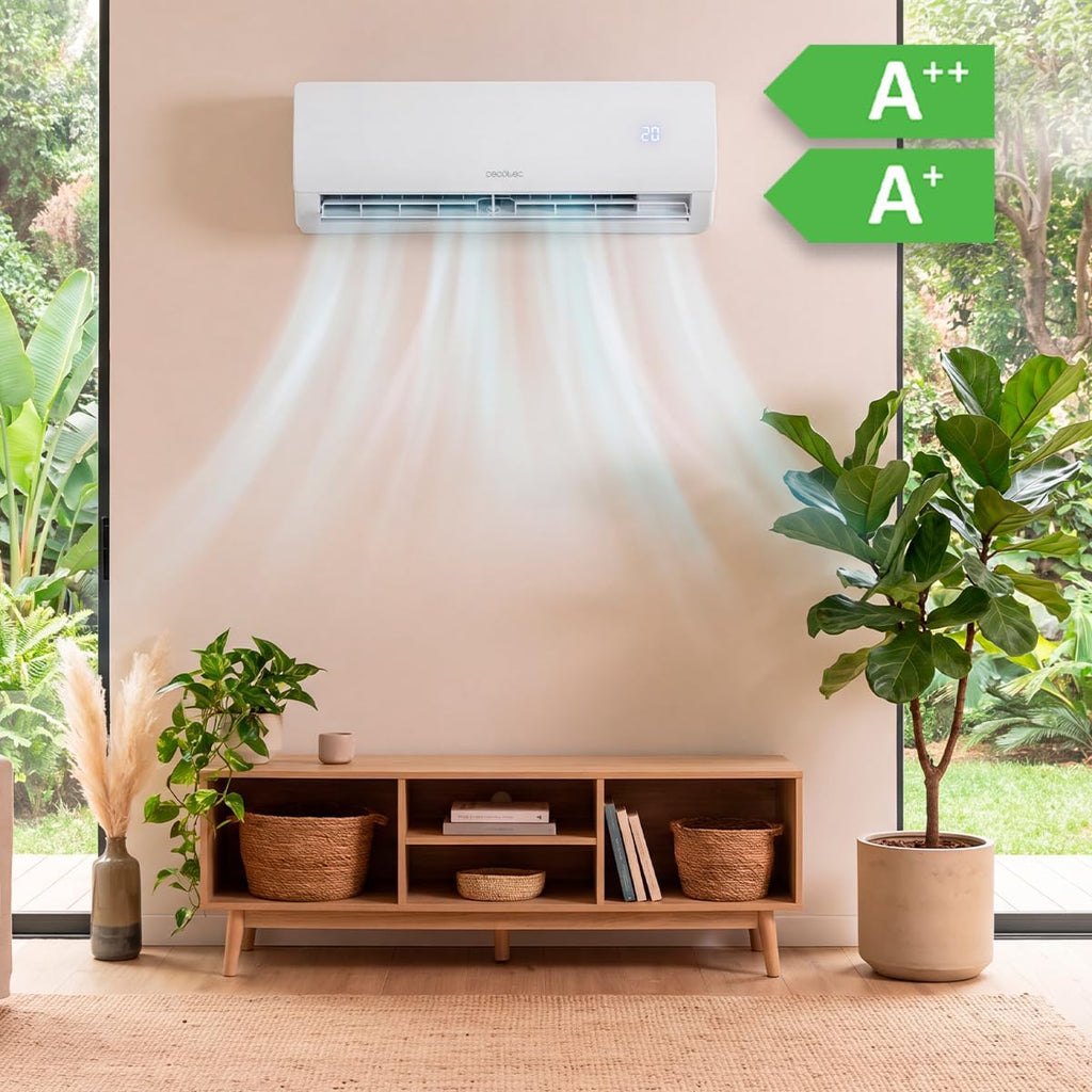 Cecotec Split Climatisation AirClima 24000 Smartfresh - 24 000 BTU, Inverter, Pompe à Chaleur, 5 Modes, 8 Vitesses