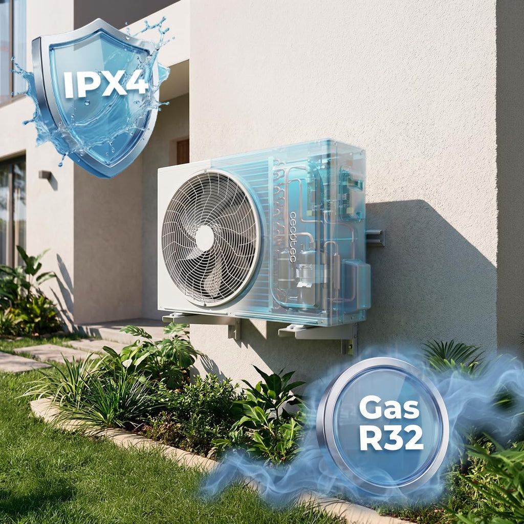 Cecotec Split Climatisation AirClima 24000 Smartfresh - 24 000 BTU, Inverter, Pompe à Chaleur, 5 Modes, 8 Vitesses