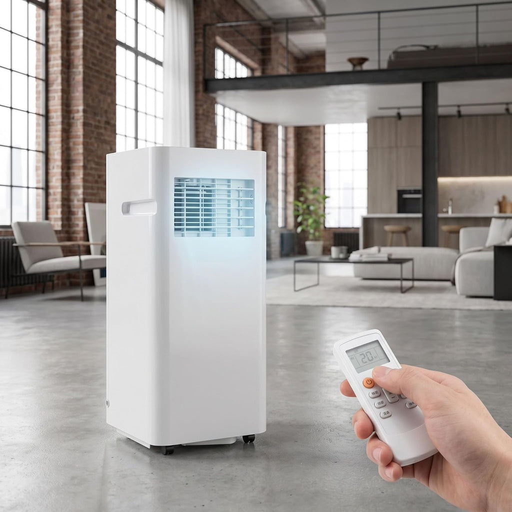 Climatiseur portable 12 000 BTU – Multifonction, silencieux, kit fenêtre