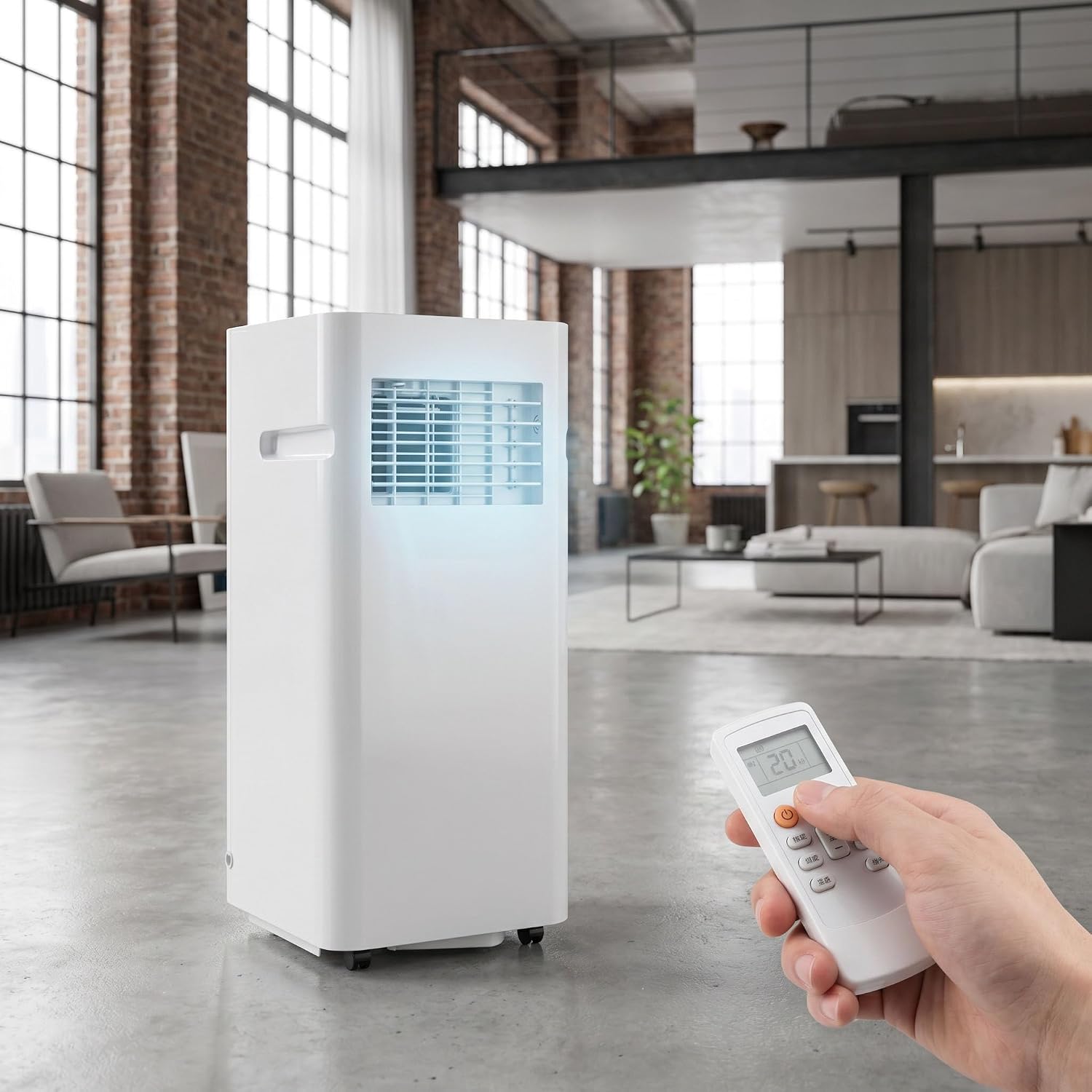 Climatiseur portable 12 000 BTU – Multifonction, silencieux, kit fenêtre