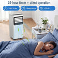 Climatiseur portable 10 000 BTU – Silencieux, télécommande, écran LED, kit fenêtre