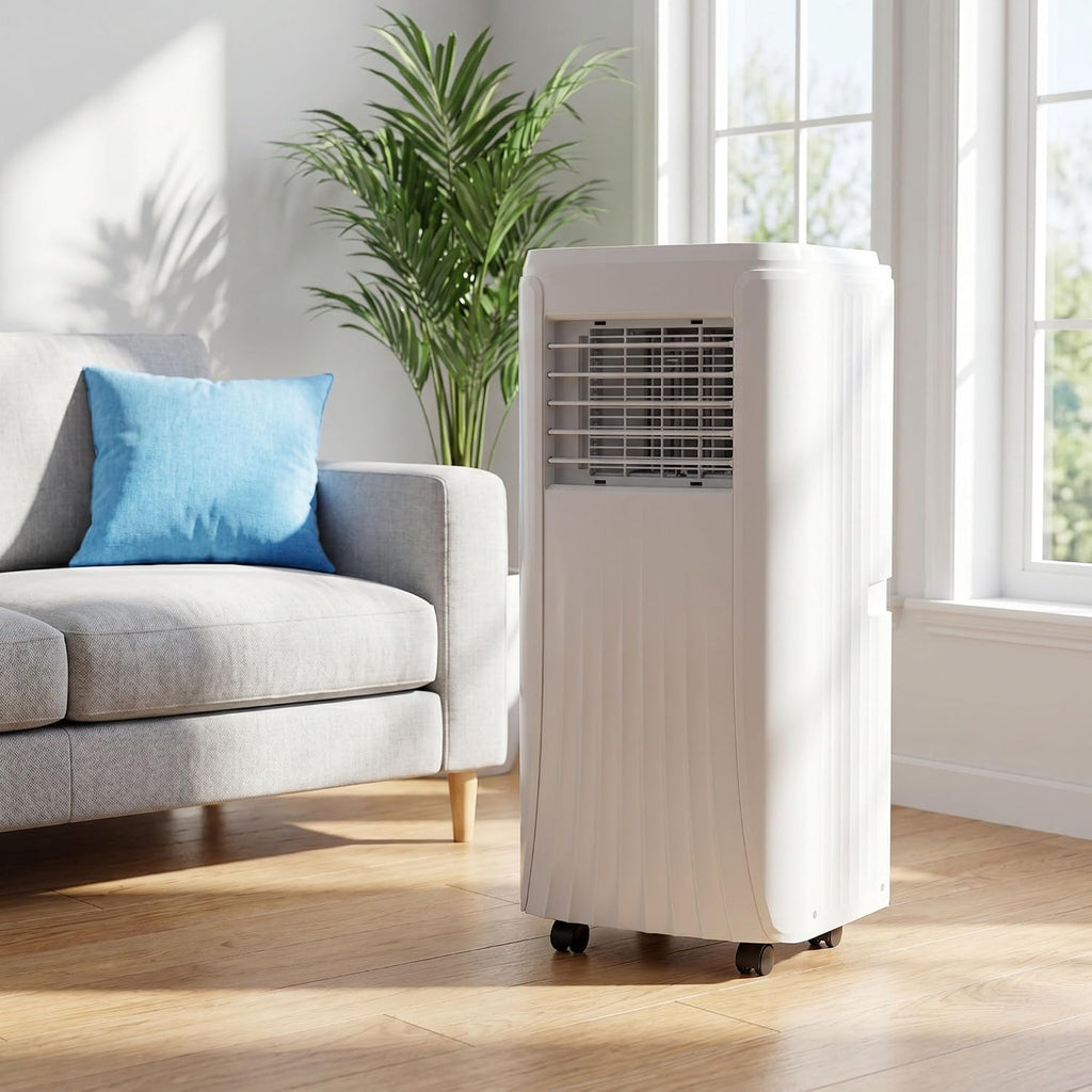 Climatiseur Portable 10 000 BTU - Refroidissement, Ventilation et Déshumidification avec Télécommande