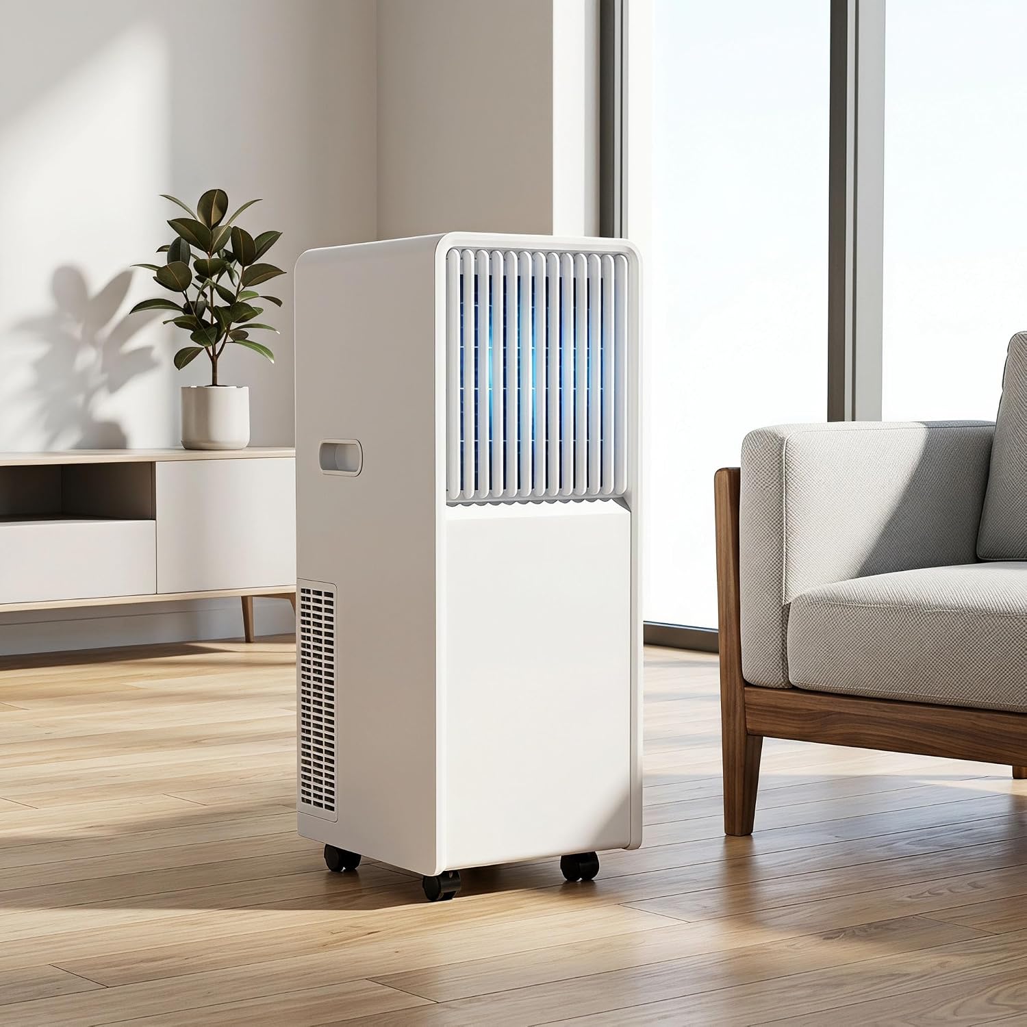 Climatiseur portable 12 000 BTU avec télécommande et kit fenêtre