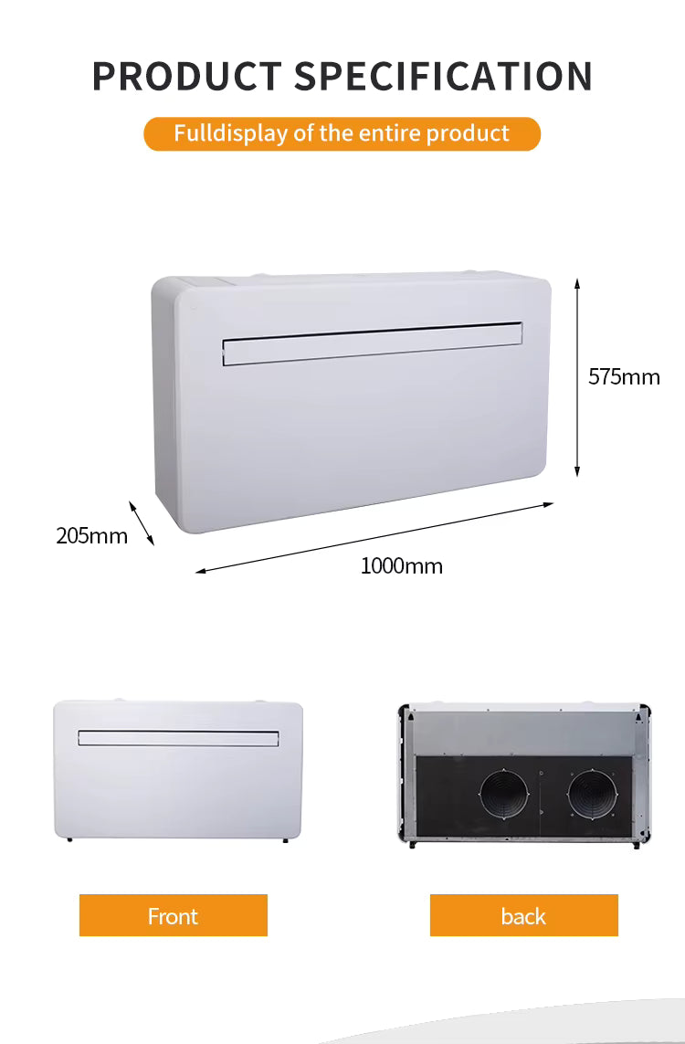 Climatiseur monobloc sans unité extérieure WiFi 12000 BTU