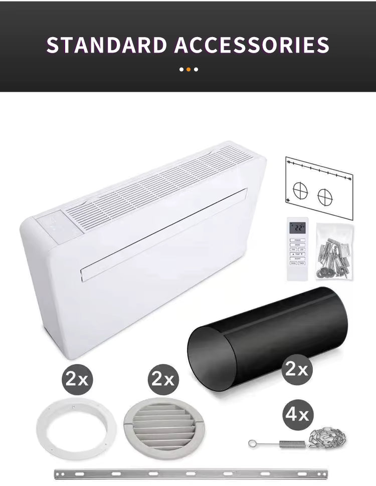 Climatiseur monobloc sans unité extérieure WiFi 12000 BTU